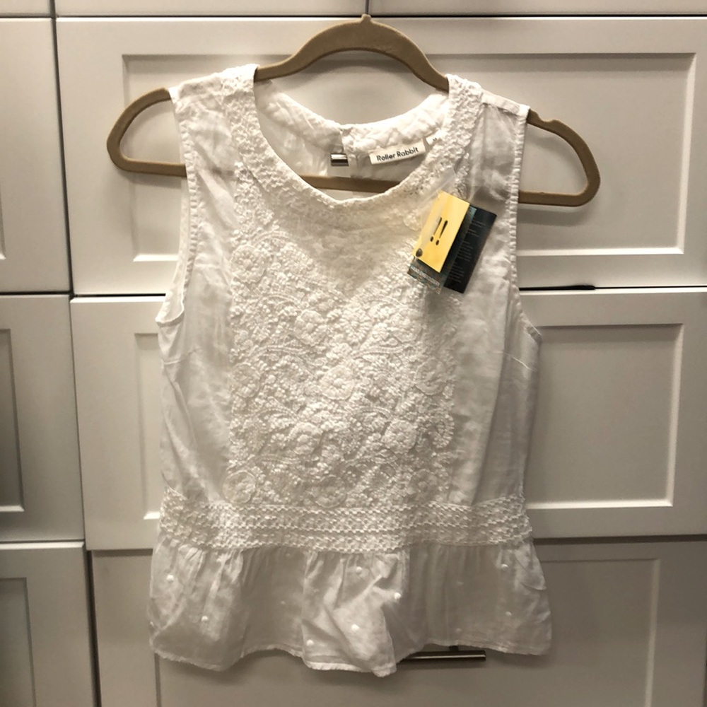 White roller rabbit top